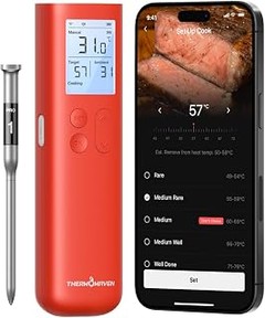 Guía para utilizar un termómetro inalámbrico para carne