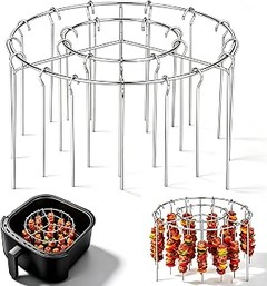 Brochetas de Madera vs. Acero Inoxidable para Freidora de Aire