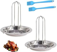 Pros y contras de utilizar asadores de pollo de acero inoxidable