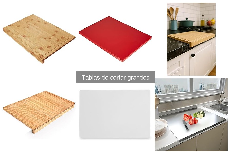 Accesorios esenciales para tablas de cortar grandes
