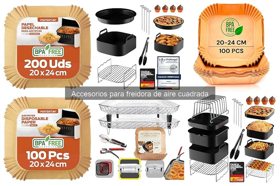 Accesorios Imprescindibles para Freidora de Aire Cuadrada