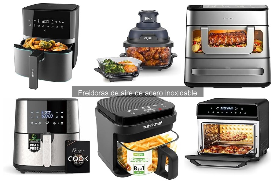 Accesorios imprescindibles para freidoras de aire de acero inoxidable