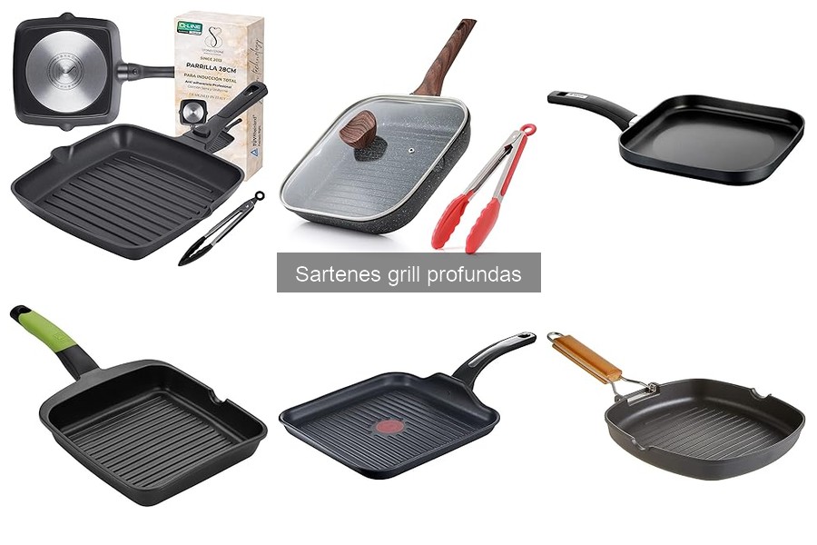 Alimentos ideales para cocinar en sartenes grill profundas