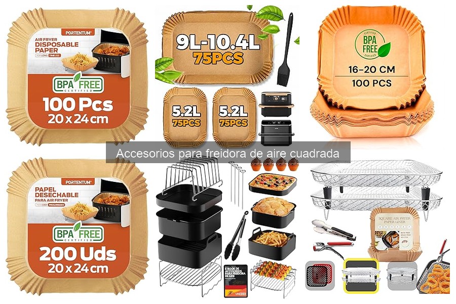 Alternativas a Accesorios Estándar para Freidora de Aire