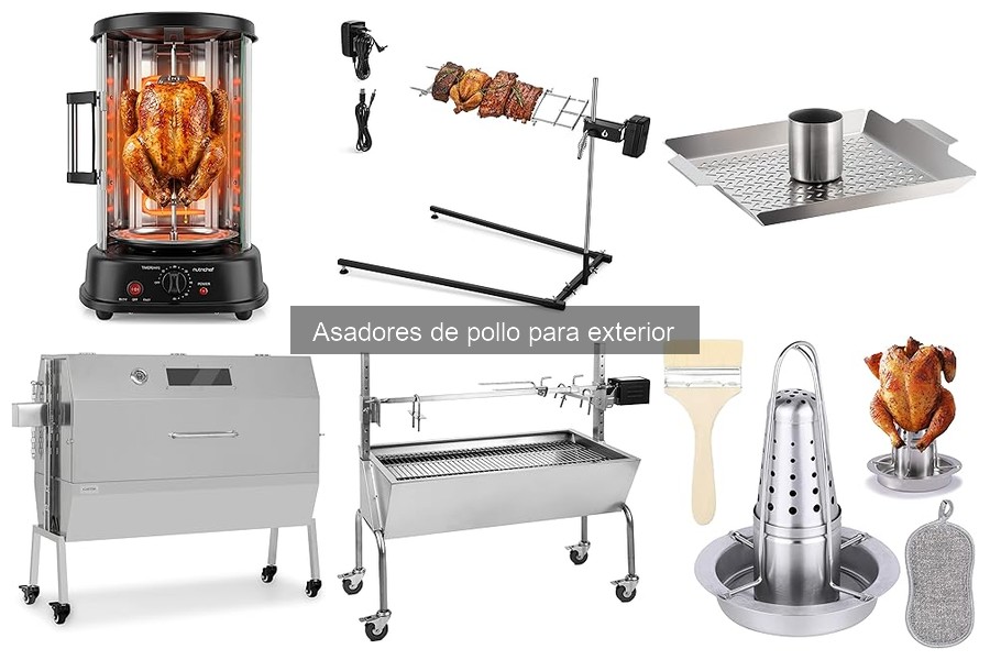 Alternativas a asadores de pollo para exterior: opciones únicas