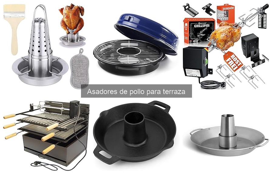 Alternativas a asadores de pollo para terraza: opciones deliciosas