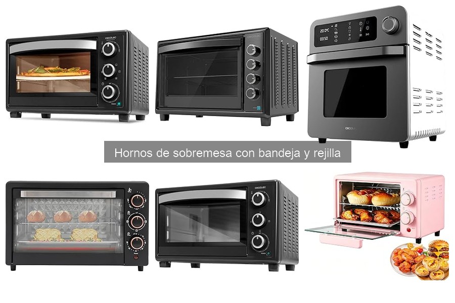Alternativas a hornos de sobremesa con bandeja y rejilla