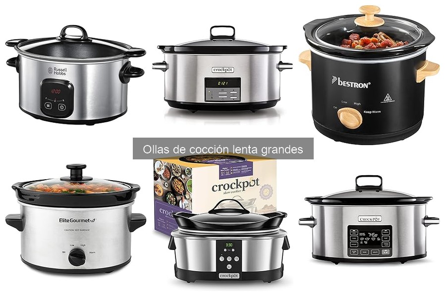 Alternativas a las ollas de cocción lenta grandes que debes conocer