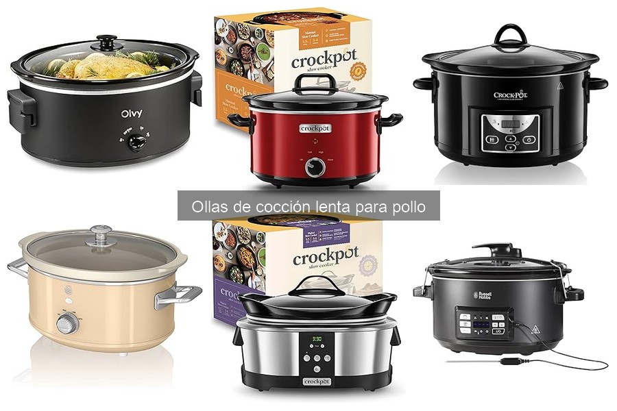 Alternativas a las ollas de cocción lenta para pollo