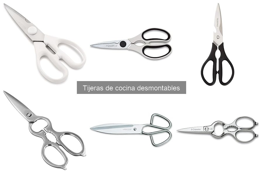 Alternativas a las tijeras de cocina desmontables