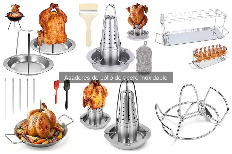 Alternativas a los Asadores de Pollo de Acero Inoxidable