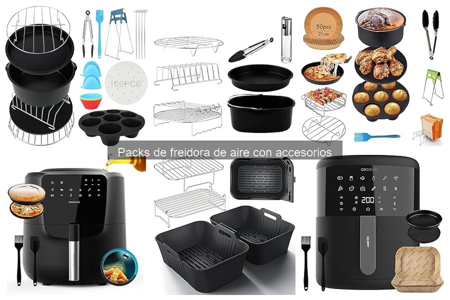 Alternativas a Packs de Freidora de Aire con Accesorios