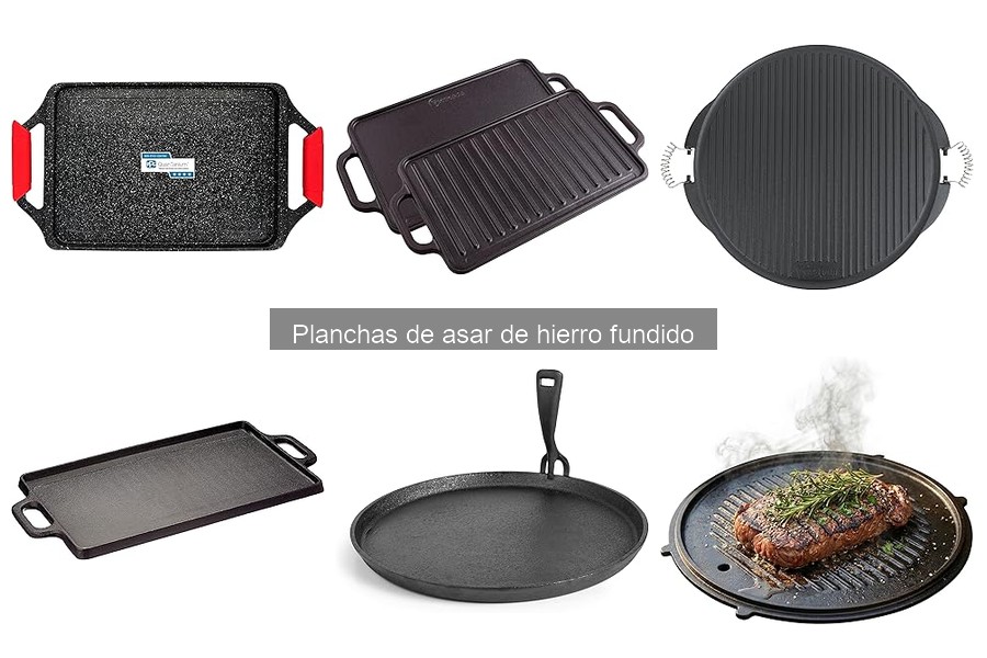 Alternativas a Planchas de Asar de Hierro Fundido