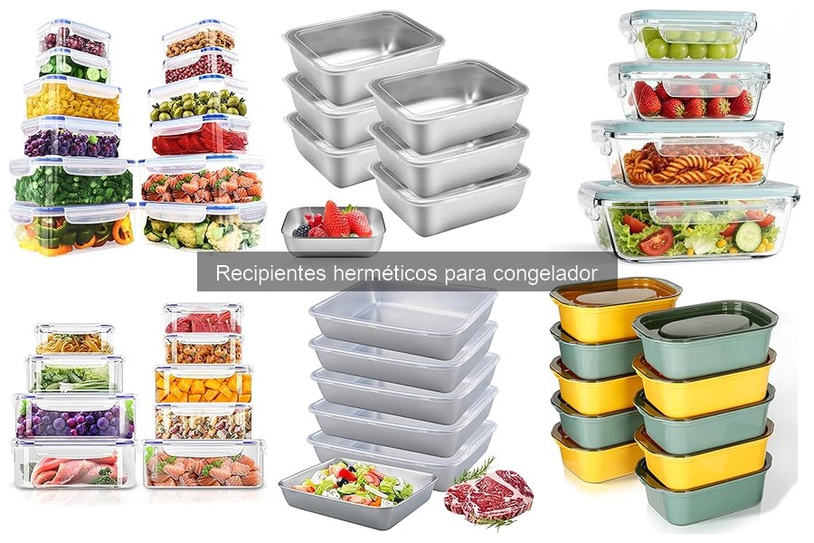 Alternativas a recipientes herméticos para congelador
