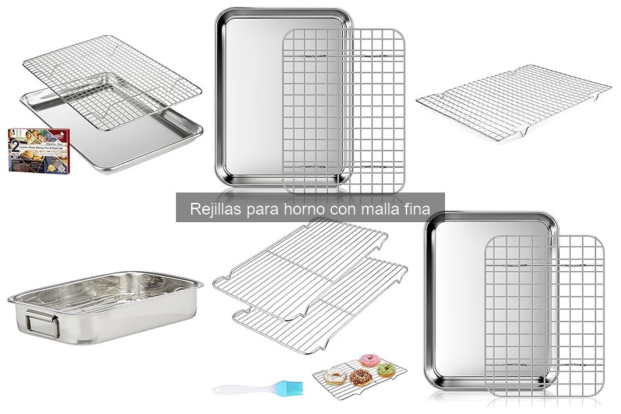 Alternativas a rejillas para horno con malla fina