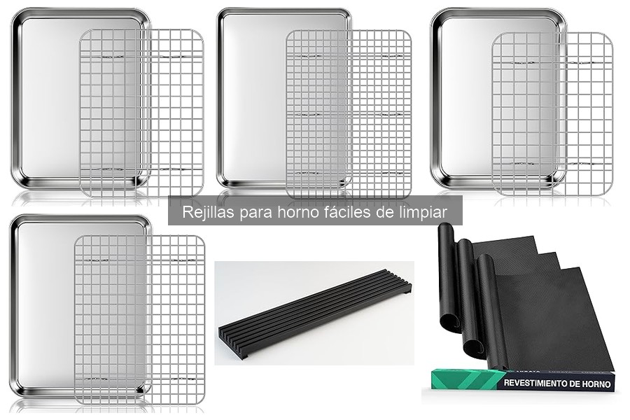 Alternativas a Rejillas para Horno Fáciles de Limpiar