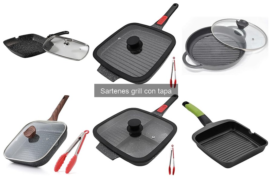 Alternativas a Sartenes Grill con Tapa para Cocinar