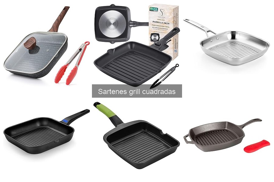 Alternativas a Sartenes Grill Cuadradas para Cocinar Carne