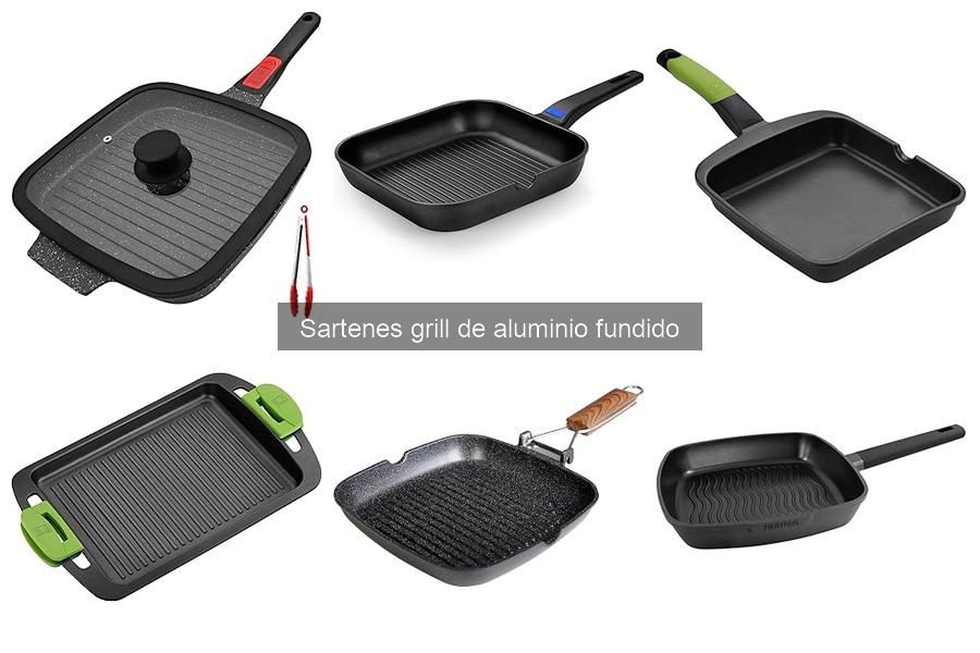 Alternativas a sartenes grill de aluminio fundido