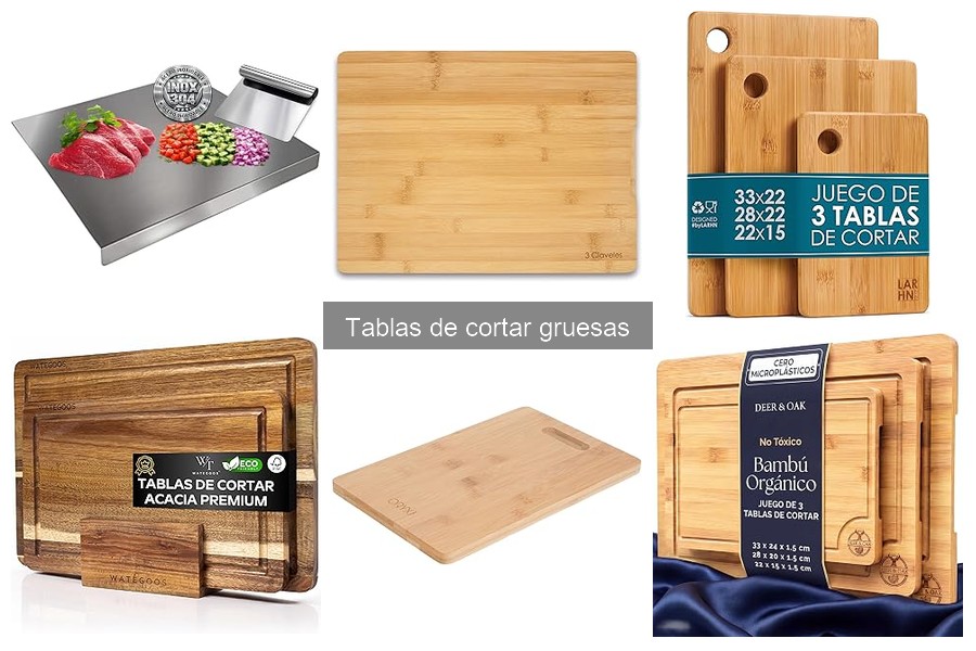 Alternativas a Tablas de Cortar Gruesas: Mejores Opciones