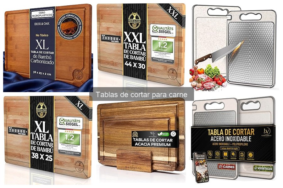 Alternativas a Tablas de Cortar para Carne: Opciones Innovadoras