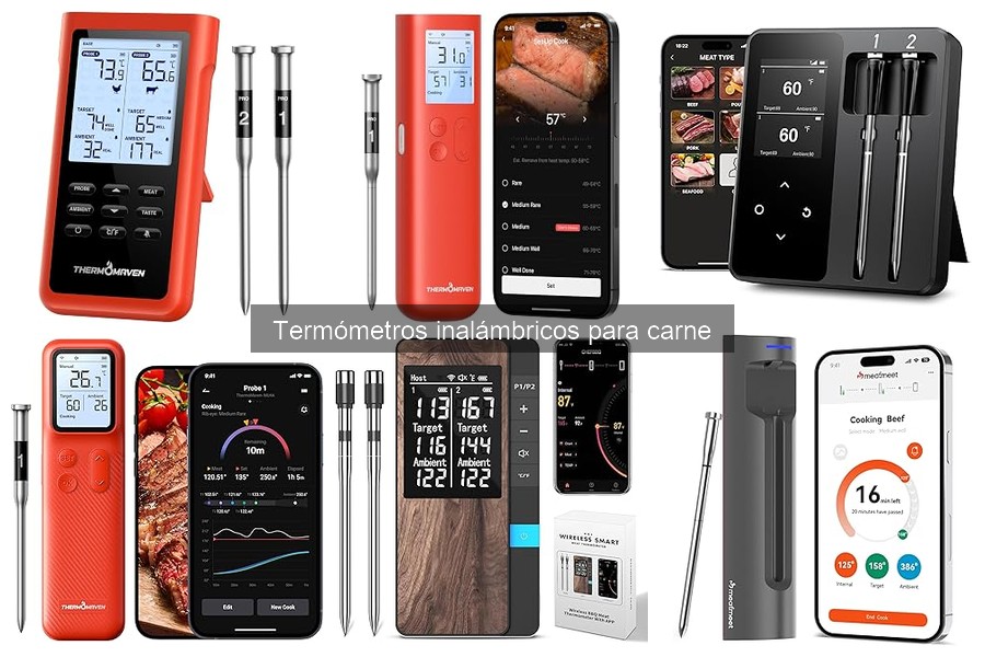 Alternativas a termómetros inalámbricos para carne