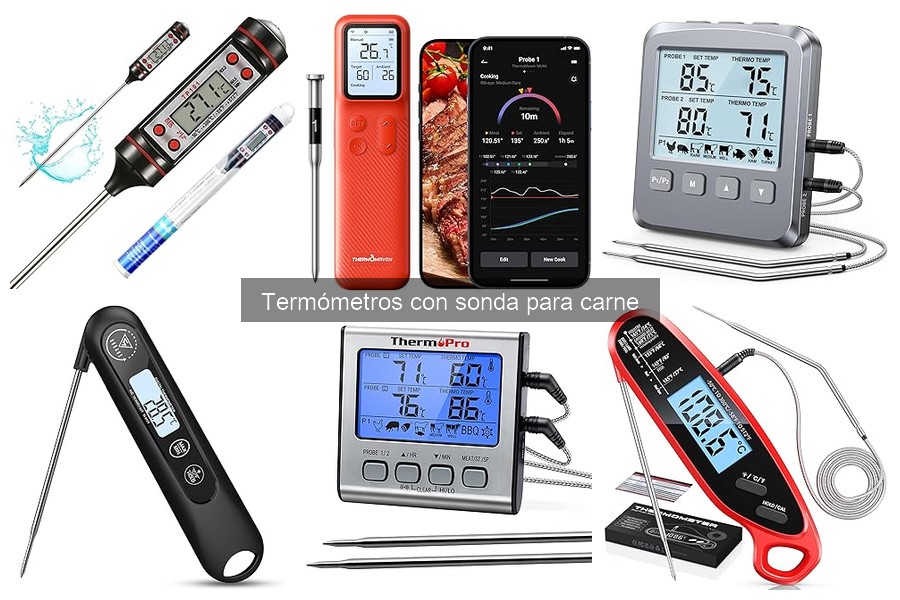 Alternativas al termómetro con sonda para carne