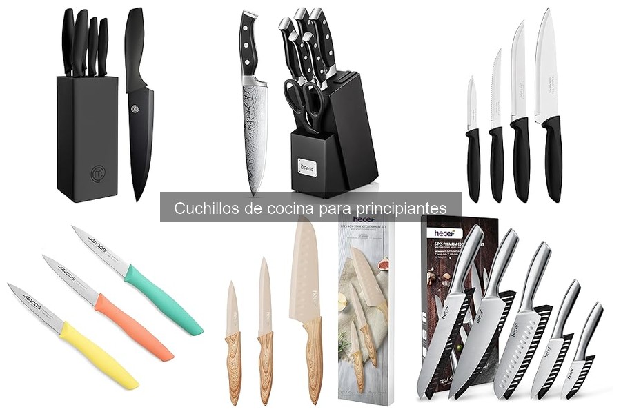 Alternativas de cuchillos para quienes cocinan poco