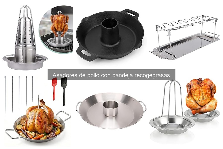 Asador de Pollo con Bandeja Recogegrasas: ¿Qué es y cómo funciona?