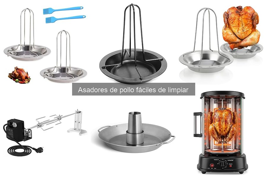 Asadores de Pollo Fáciles de Limpiar: Ventajas y Características