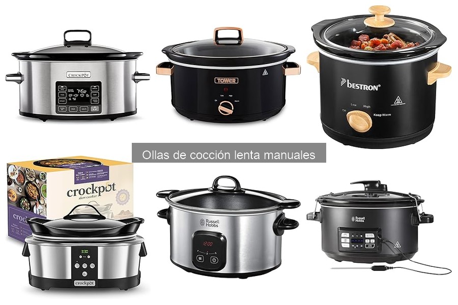 Características clave para elegir una olla de cocción lenta manual