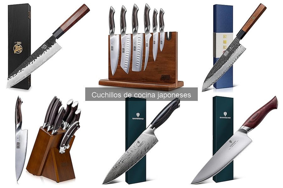 Cómo afilar y mantener cuchillos japoneses de cocina