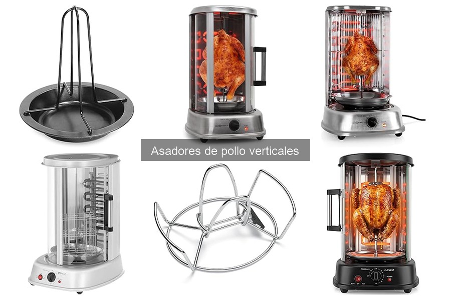 Cómo asar pollo uniformemente en un asador vertical