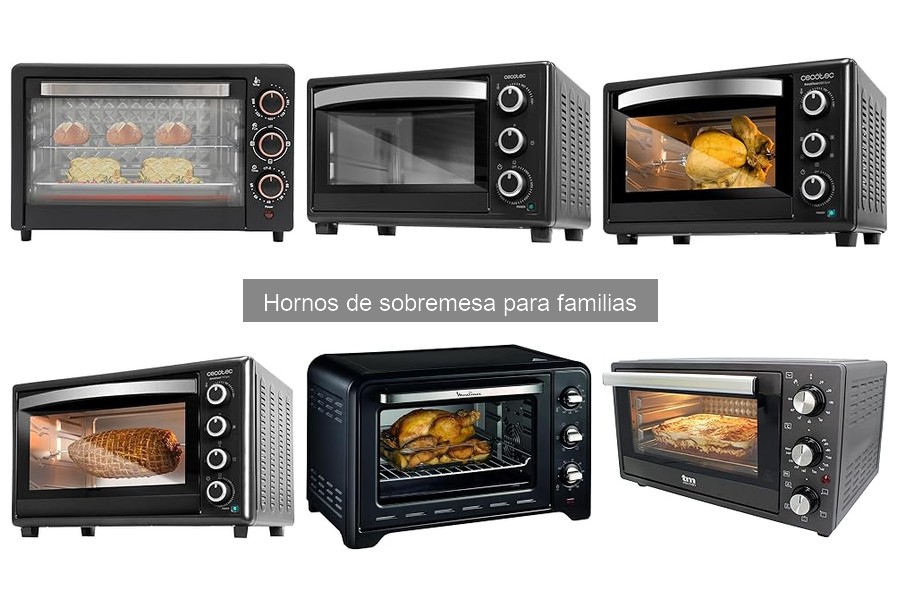 Cómo elegir el horno de sobremesa ideal para tu familia