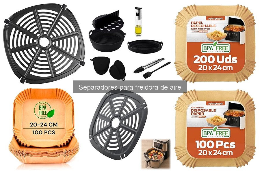 Cómo elegir el mejor separador para freidora de aire