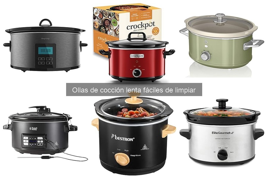 Cómo Elegir una Olla de Cocción Lenta Fácil de Limpiar