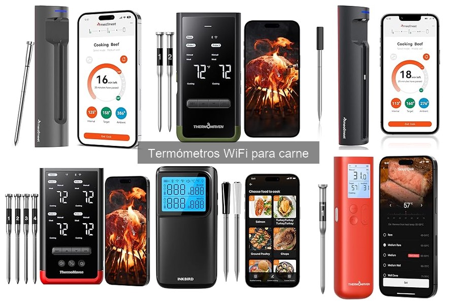 Cómo instalar y usar un termómetro WiFi para carne