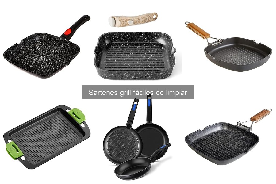 Cómo limpiar correctamente una sartén grill fácil de limpiar