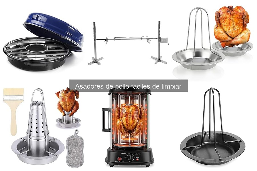 Cómo limpiar fácilmente tu asador de pollo