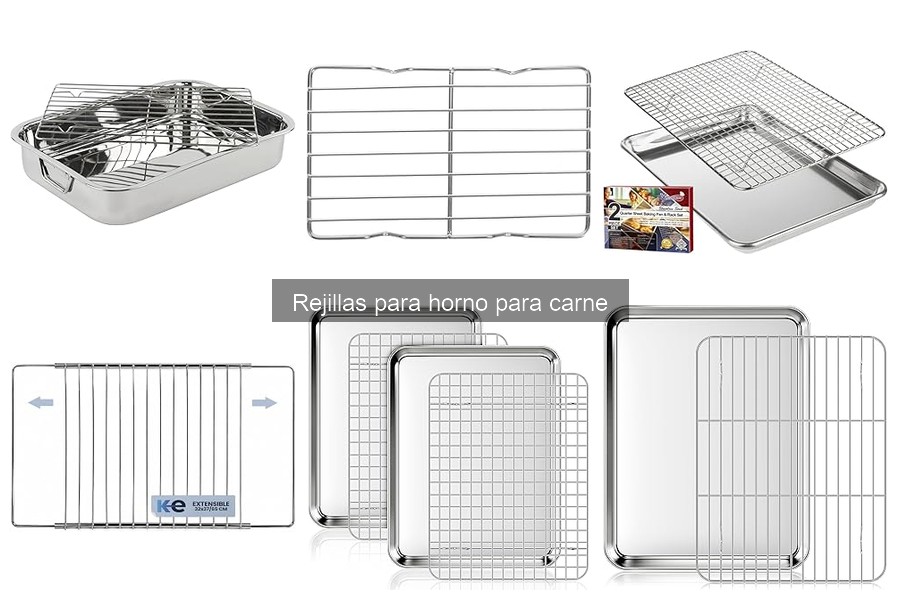 Cómo limpiar y mantener rejillas para horno de carne