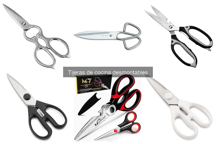 Cómo limpiar y mantener tijeras de cocina desmontables