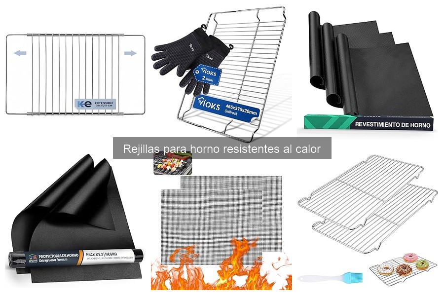 Cómo usar correctamente rejillas para horno resistentes al calor