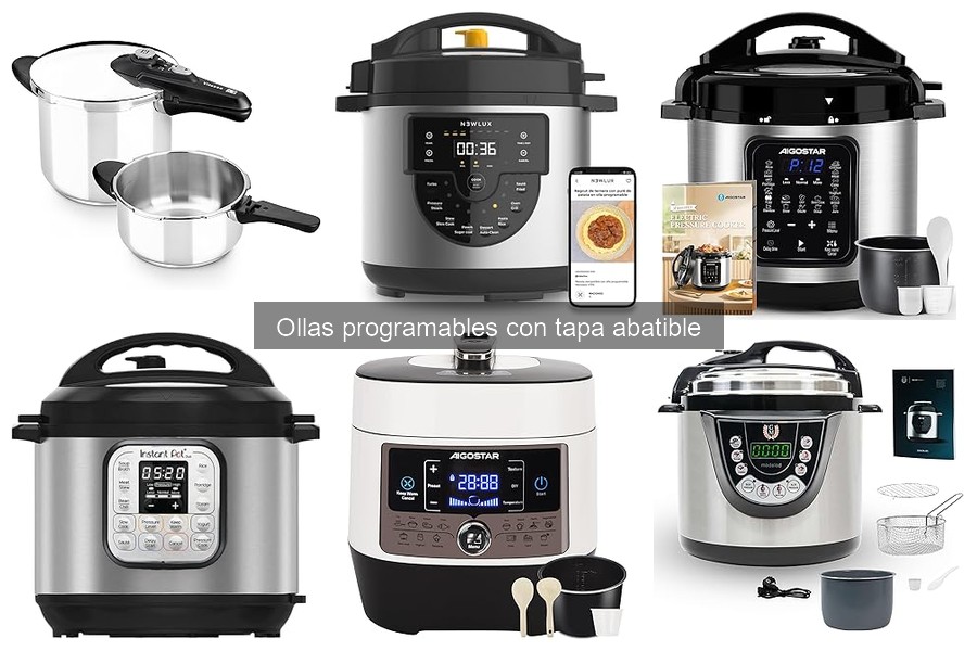 Cómo usar correctamente una olla programable con tapa abatible
