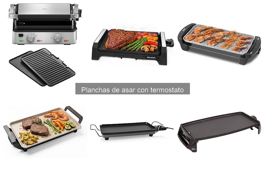 Cómo usar correctamente una plancha de asar con termostato
