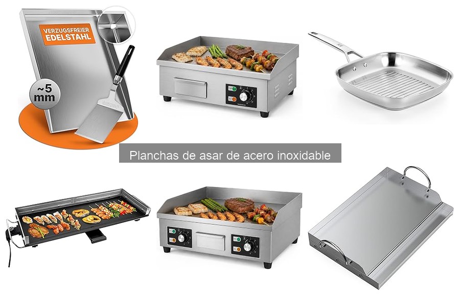 Cómo usar correctamente una plancha de asar de acero inoxidable