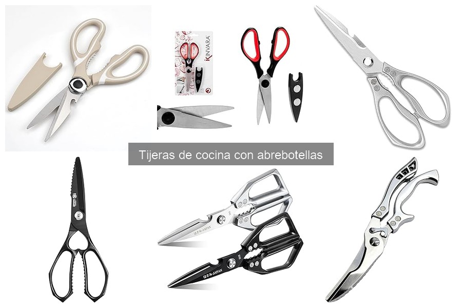 Cómo usar tijeras de cocina con abrebotellas correctamente