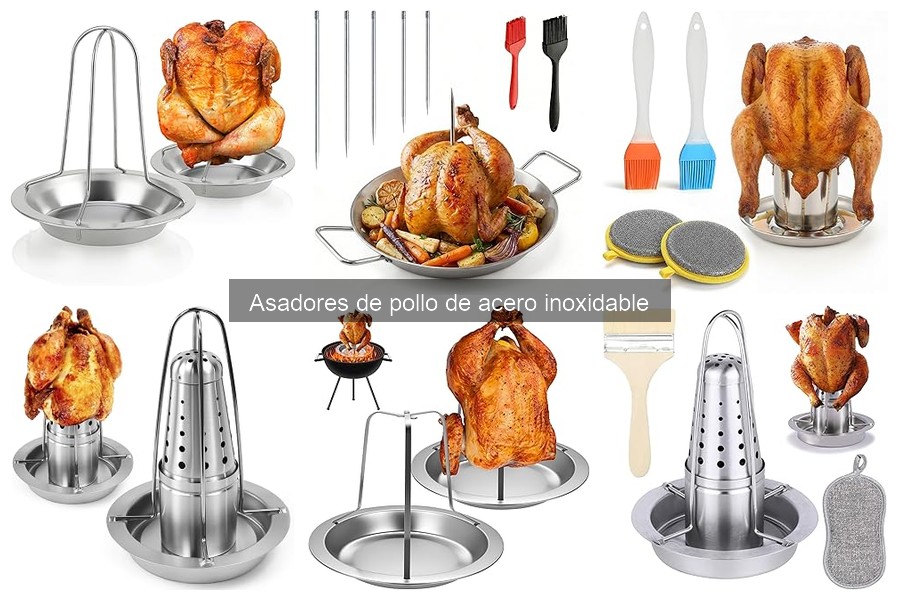 Cómo usar un asador de pollo de acero inoxidable correctamente