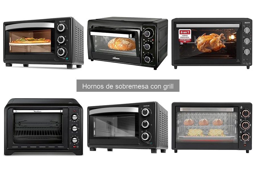 Cómo usar un horno de sobremesa con grill de forma efectiva