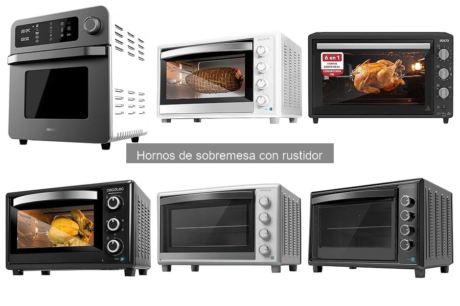 Cómo usar un horno de sobremesa con rustidor: Guía práctica