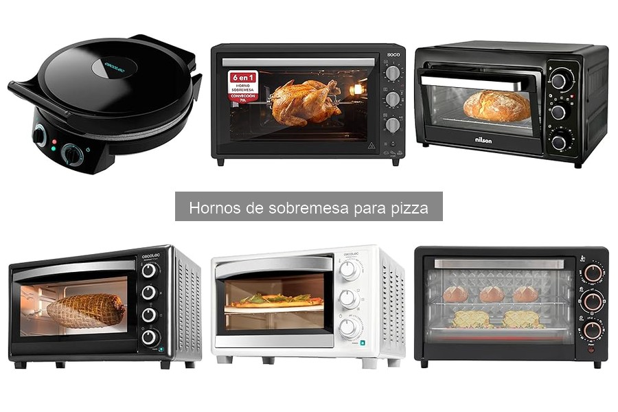 Cómo usar un horno de sobremesa para pizza correctamente